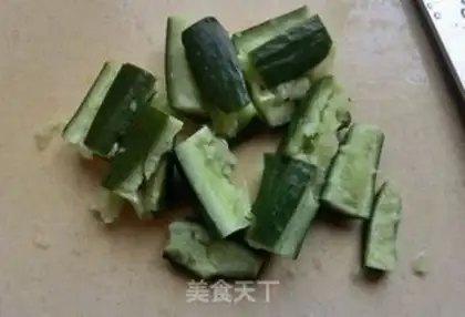Make Dutch cucumber onion abalone step 2