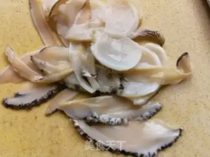 Make Dutch cucumber onion abalone step 4