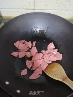 Make The cabbage with ham step 1