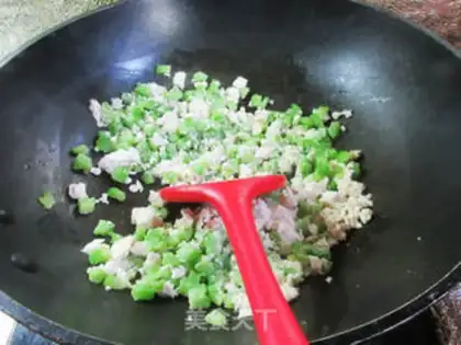 Make Suffering chicken tofu step 8