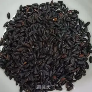 Make Ice cream, black rice congee step 1