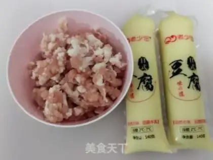 Make The meat is burning Japanese tofu step 0