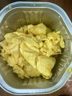 Make Pepper fried eggs step 9
