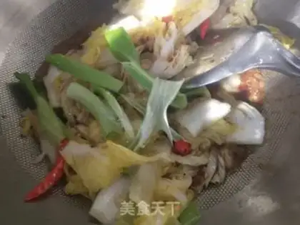Make Spicy cabbage step 4