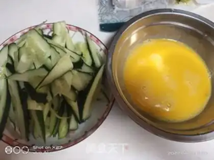Make Egg cucumber step 0