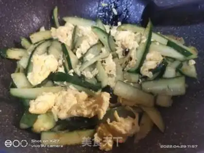 Make Egg cucumber step 3