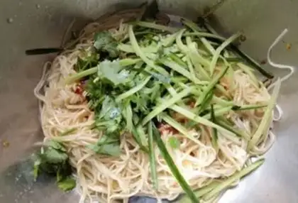 Make Red noodles step 7