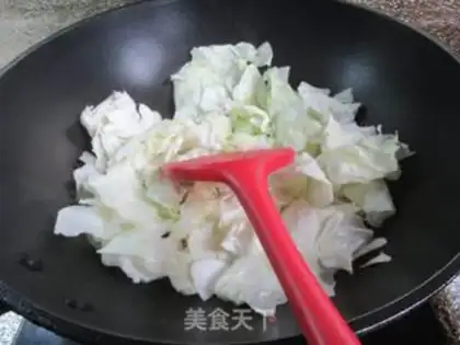 Make Blackwood, cabbage step 2