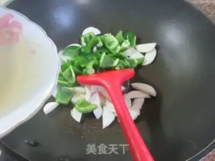 Make Potato pepper clams are white step 4