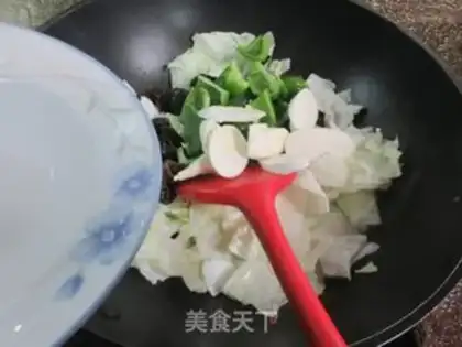 Make Blackwood, cabbage step 3