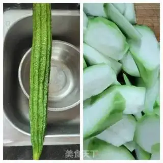 Make Pork gravy, chrysanthemum step 0