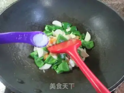 Make Potato pepper clams are white step 7
