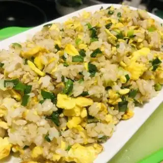 Make Cream egg fried rice step 12