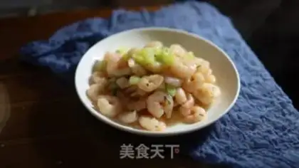 Make cucumber shrimp step 6