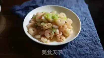 Make cucumber shrimp step 7