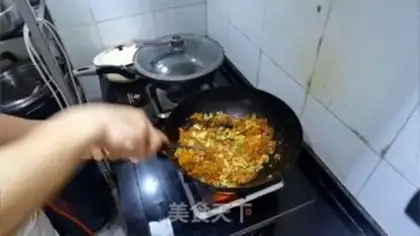 Make Soy sauce, fried rice step 8