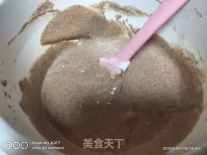Make Naked cocoa cake piece step 5