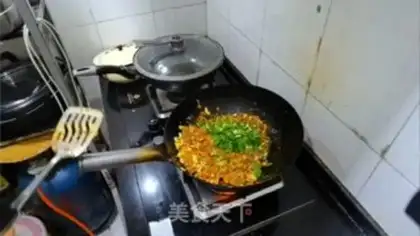 Make Soy sauce, fried rice step 9