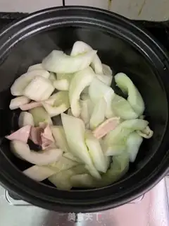 Make cucumber-dry squid soup step 5