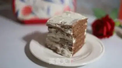 Make Naked cocoa cake piece step 8
