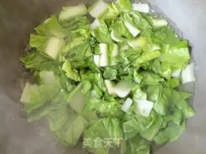 Make ♪ Little cabbage egg powder ♪ step 1