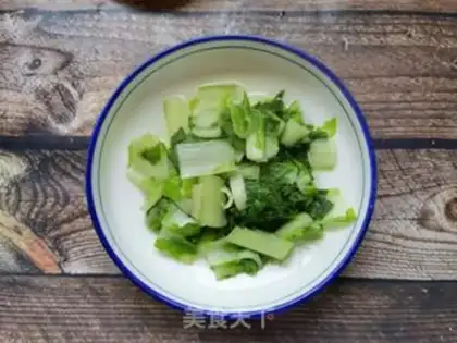 Make ♪ Little cabbage egg powder ♪ step 2
