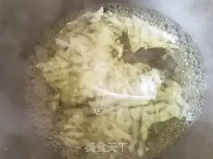 Make ♪ Little cabbage egg powder ♪ step 3