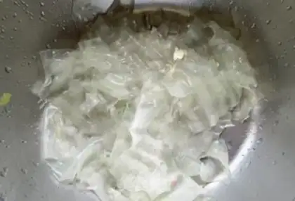 Make ♪ Little cabbage egg powder ♪ step 4