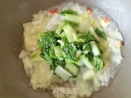Make ♪ Little cabbage egg powder ♪ step 9