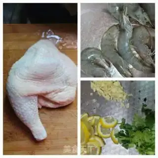 Make Lemon chicken shrimp step 0