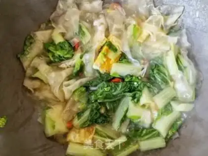 Make ♪ Little cabbage egg powder ♪ step 13