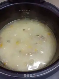 Make Sandworm dry beluga congee step 3