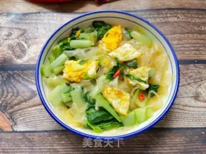 Make ♪ Little cabbage egg powder ♪ step 15