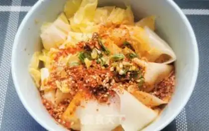 Make Oily noodles step 5