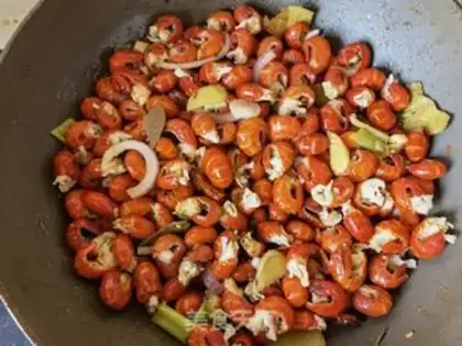 Make Spamed tea mushrooms step 4