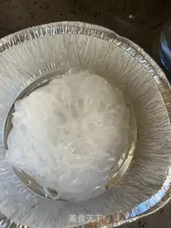 Make A fan of gold needle mushrooms step 2