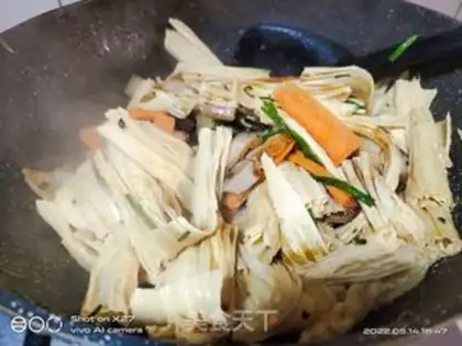 Make Five flowers to burn the mackerel step 4