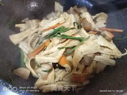 Make Five flowers to burn the mackerel step 6