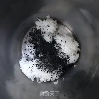 Make Black sesame rice step 2
