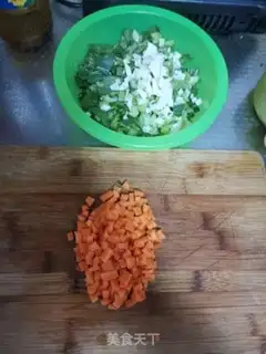 Make Weenie fried rice step 2
