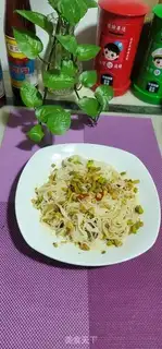 Make Garlic egg sauce and rice powder step 4