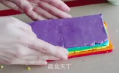 Make Rainbow Heart Cookie step 9