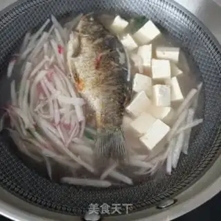 Make The radish poach soup step 17