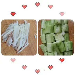 Make cucumber moor step 1