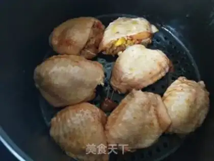Make Chicken wing buns step 7