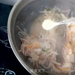 Make The radish poach soup step 19