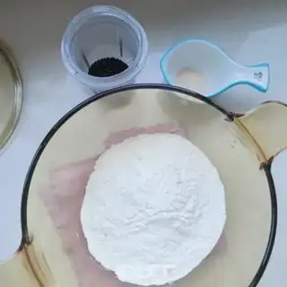 Make Black sesame cake step 0
