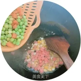 Make Five-colour peas step 2