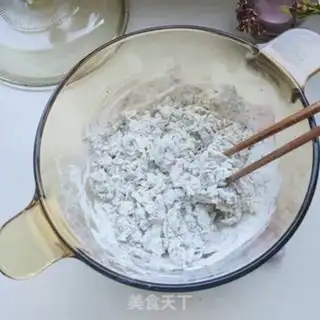 Make Black sesame cake step 2