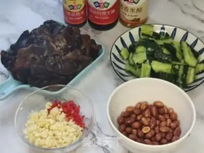 Make The cucumber platters step 4